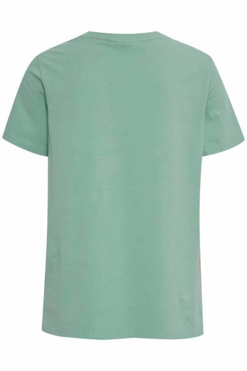Fransa Γυναικείο Μονόχρωμο T-Shirt Ανοιχτό πράσινο 2