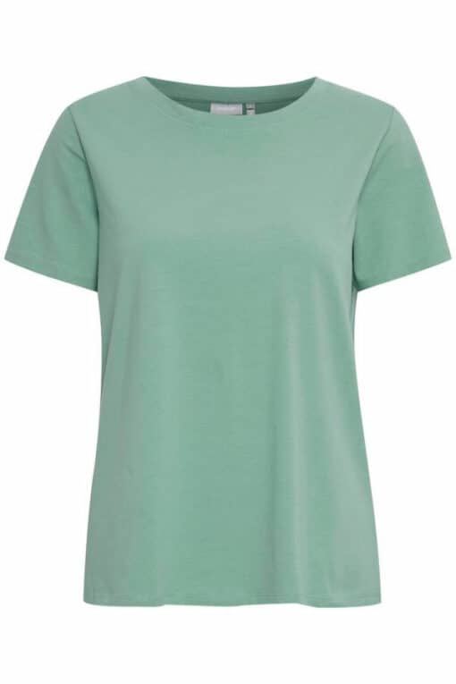 Fransa Γυναικείο Μονόχρωμο T-Shirt Ανοιχτό πράσινο