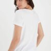 Fransa Γυναικείο Μονόχρωμο T-Shirt άσπρο 2
