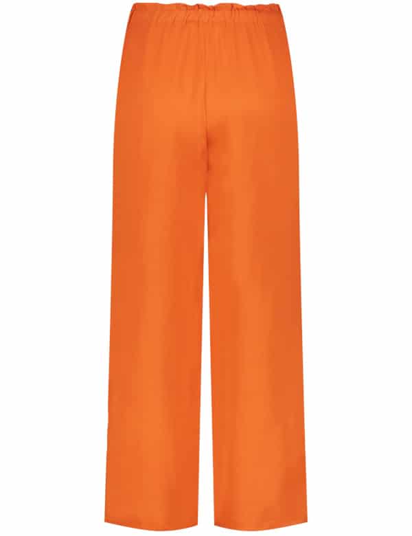 Gerry Weber EcoVero Easy Fit Γυναικεία Φαρδιά Παντελόνα Πορτοκαλί_1