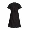 Fransa Γυναικείο Κοντομάνικο Φόρεμα με Κέντημα Μαύρο_1