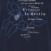 Fransa Κοντομάνικο Μπλουζάκι Με Τύπωμα Λουλούδι Navy 3