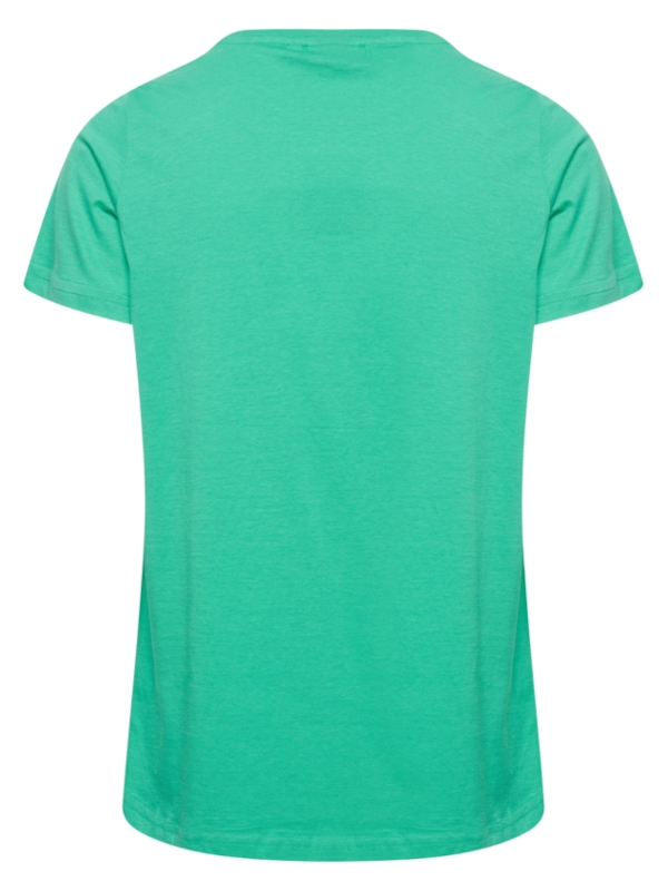 Fransa Γυναικείο T-Shirt Με Στρογγυλή Λαιμόκοψη Ανοιχτό Πράσινο_1