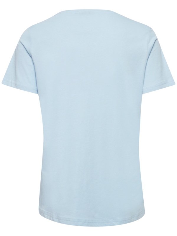 Fransa Γυναικείο T-Shirt Με Στρογγυλή Λαιμόκοψη Γαλάζιο_1