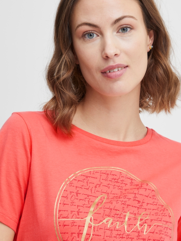 Fransa Γυναικείο T-Shirt Ροζ_3