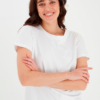 Fransa Γυναικείο T-Shirt με Στρογγυλή Λαιμόκοψη Λευκό