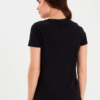 Fransa Γυναικείο T-Shirt με Στρογγυλή Λαιμόκοψη Μαύρο 3