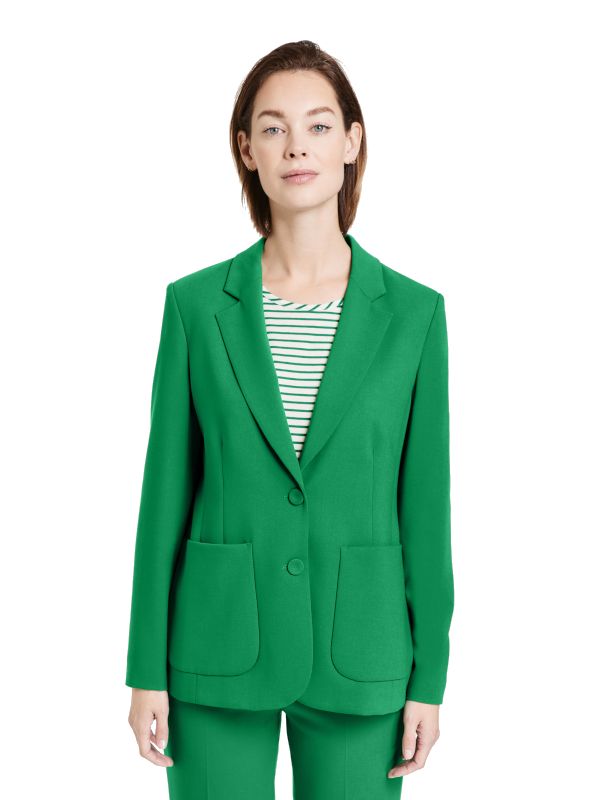 Gerry Weber Γυναικείο Σακάκι με Δύο Κουμπιά Πράσινο