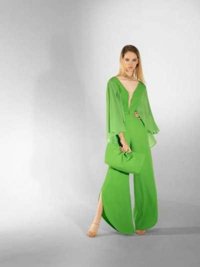 Edas Luxury Collection Galvani Γυναικεία Ολόσωμη Φόρμα Πράσινη