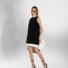 Edas Luxury Collection Garzena Γυναικείο Φόρεμα Αμάνικο Μαύρο