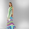 Edas Luxury Collection Sonaglio Φόρεμα Αμάνικο Μακρύ Πολύχρωμο