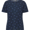 Fransa T-Shirt Με Σχέδιο Μπλε Σκούρο