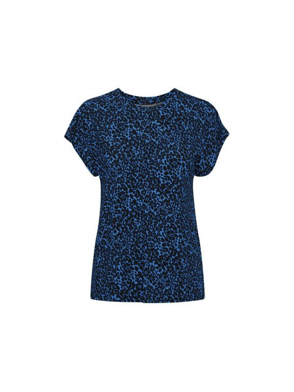 Fransa Γυναικείο T-Shirt Με Στρογγυλή Λαιμόκοψη Μπλε