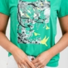 Fransa Γυναικείο T-Shirt Με Στρογγυλή Λαιμόκοψη Πράσινο_2