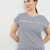 Gerry Weber Γυναικεία Κοντομάνικη Μπλούζα Με Ριγέ Σχέδιο_3