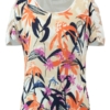 Gerry Weber Γυναικεία Κοντομάνικη Μπλούζα Με Σχέδια Πολύχρωμη