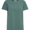 Fransa Γυναικείο T-Shirt με Στρογγυλή Λαιμόκοψη Πράσινο Σκούρο_1