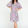 Tinta & Bariloche Πολύχρωμο Γυναικείο Μίντι Φόρεμα