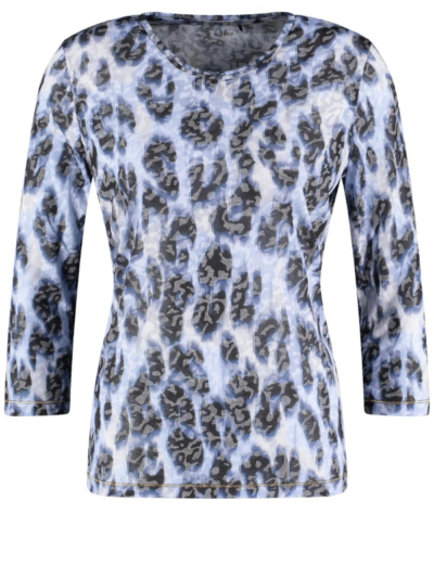 Gerry Weber Γυναικεία Μπλούζα Animal Print Μπλε