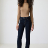 Sarah Lawrence Παντελόνι Τζιν High Waist Straight 5τσπ Blue Black