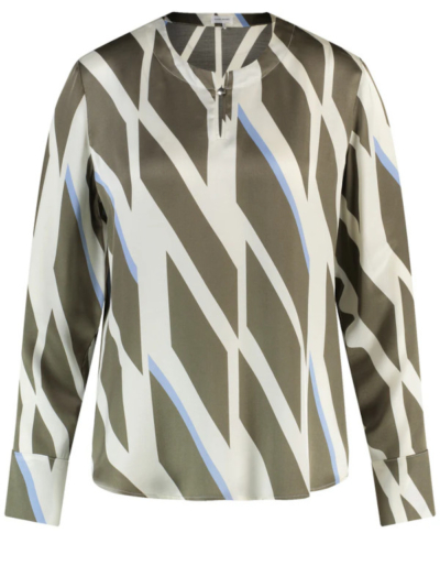 Gerry Weber Γυναικεία Μπλούζα Σατέν Χακί