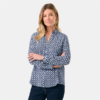 Gerry Weber Γυναικείο Πουκάμισο Εμπριμέ Μπλε