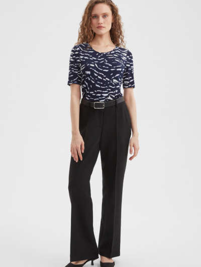 Gerry Weber Γυναικεία Μπλούζα Με Αφηρημένη Στάμπα Μπλε