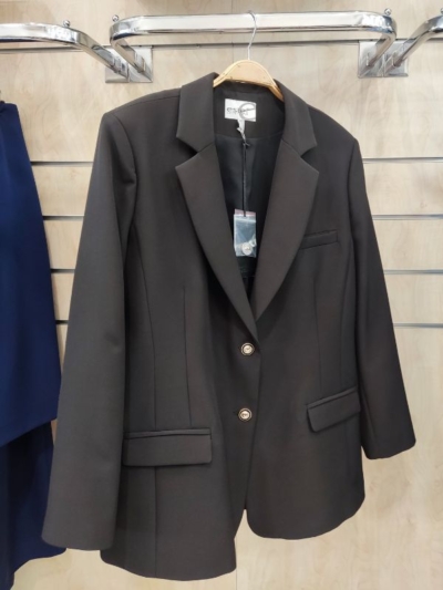 Estel Γυναικείο Jacket Μαύρο