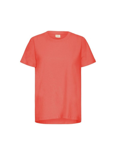 Fransa T-Shirt Με Στρογγυλή Λαιμόκοψη Κόκκινο