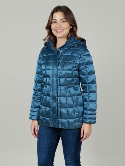 Gerry Weber Μπουφάν Καπιτονέ Πετρόλ