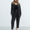 Sarah Lawrence Γυναικείο Κοτλέ Blazer Ανθρακί