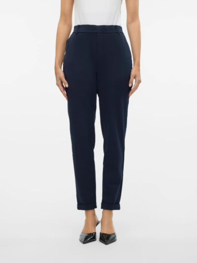 Vero Moda Παντελόνι Mid Waist Σκούρο Μπλε