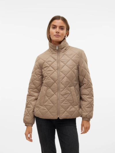 Vero Moda Σακάκι Καπιτονέ Μπεζ