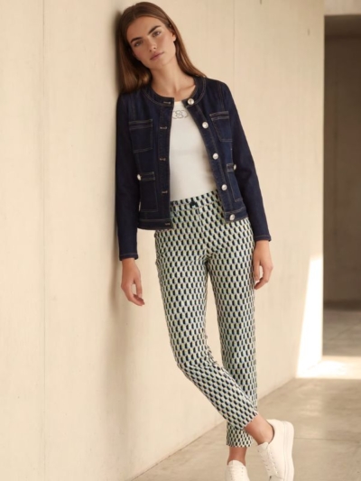 Betty Barclay  Γυναικείο Παντελόνι Με Μοτιβο Πολύχρωμο